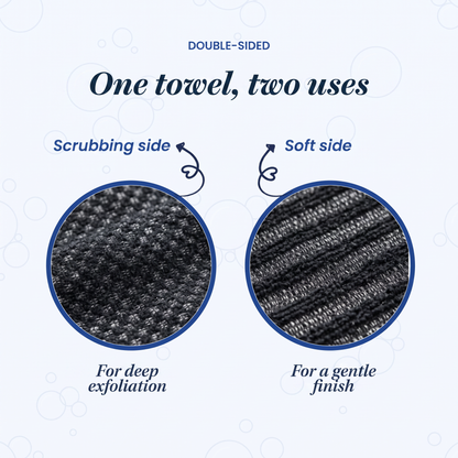 Ecovia Exfoliating Towel with Handle Strap