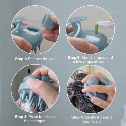 Ecovia ScalpCare – Exfoliating Scalp Scrubber